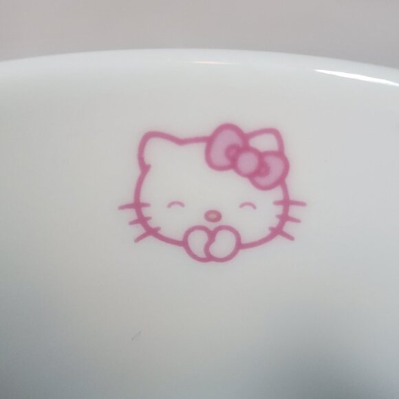 Hello Kitty Sanrio Coffee Mug Cup White and Pink 6 to 8 oz Kitty Inside Cup 1976 - Picture 6 of 12